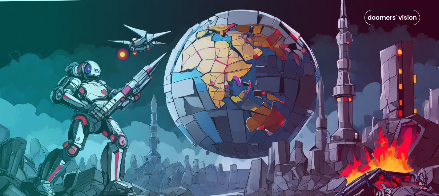 Doomers' vision of ruins and war